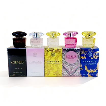 Versace Crystal Eau de Toilette Miniatures 5-piece Set