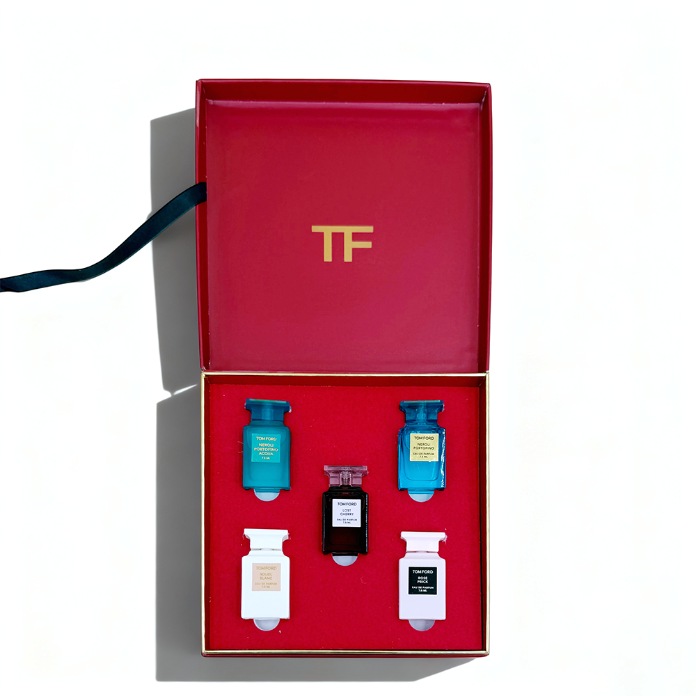 Tom Ford Perfume Sample Set of Five in Red Box Version