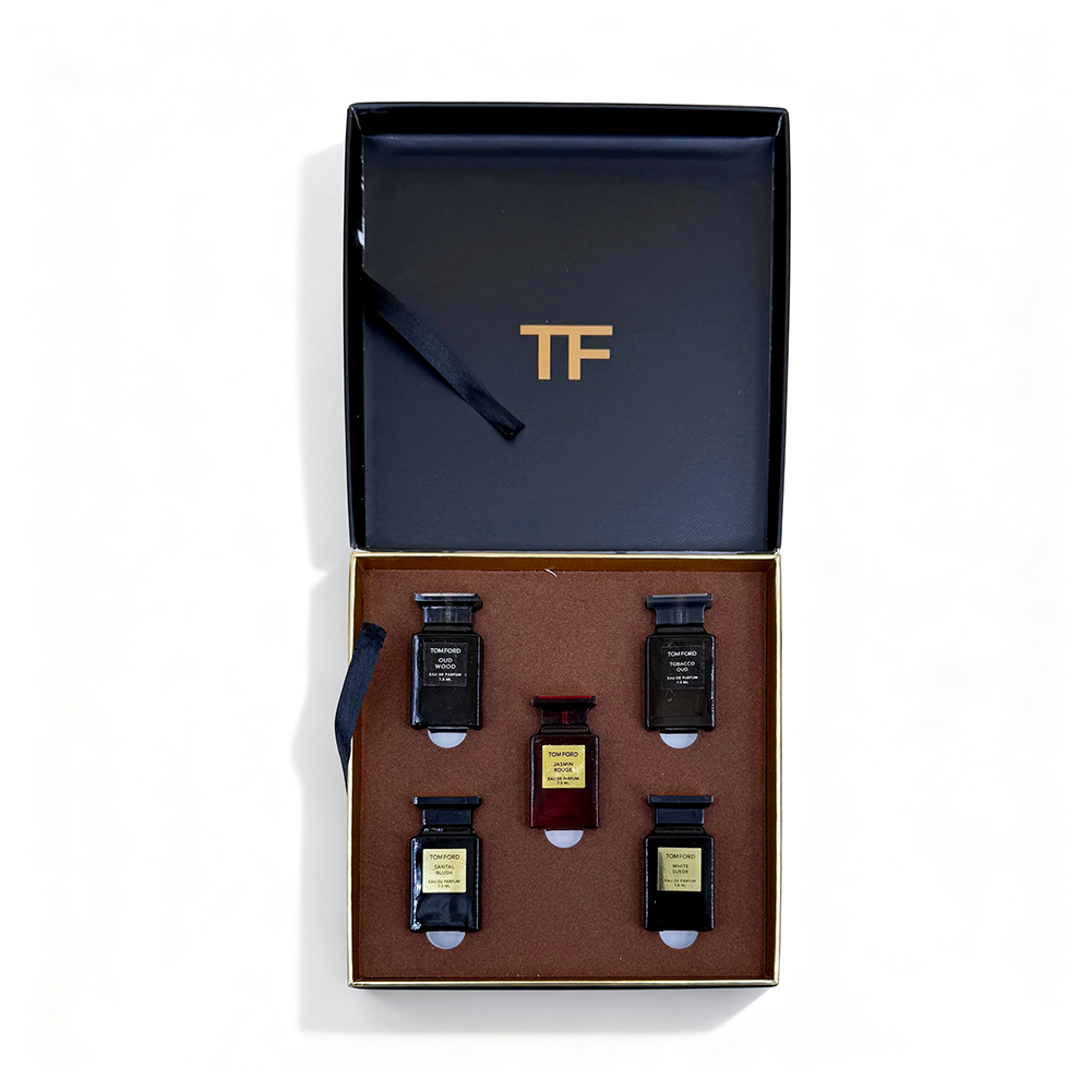 Tom Ford Perfume Sample Set of Five in Brown Box Version