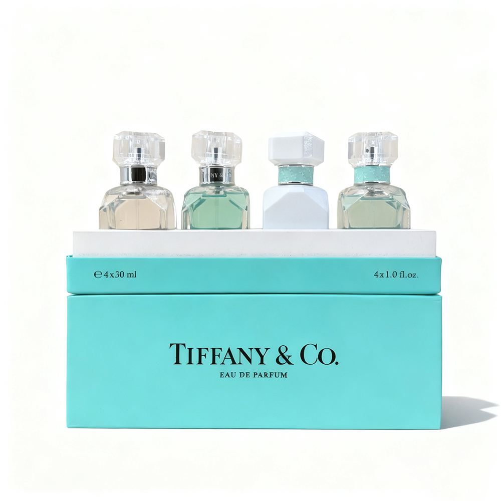 Tiffany Diamond Eau de Parfum sample set of four perfumes