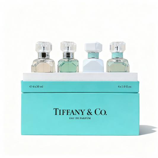 Tiffany Diamond Eau de Parfum sample set of four perfumes