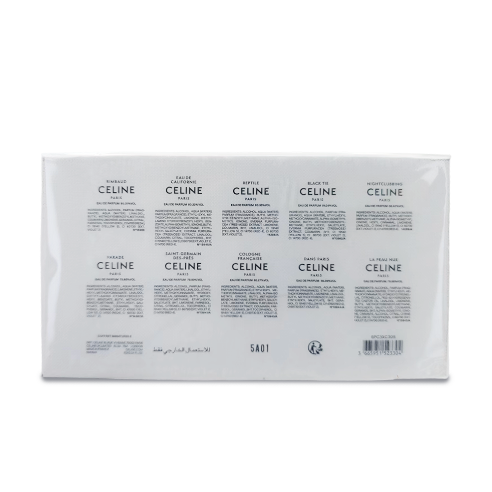 Celine Perfume Sample 10-Piece Set