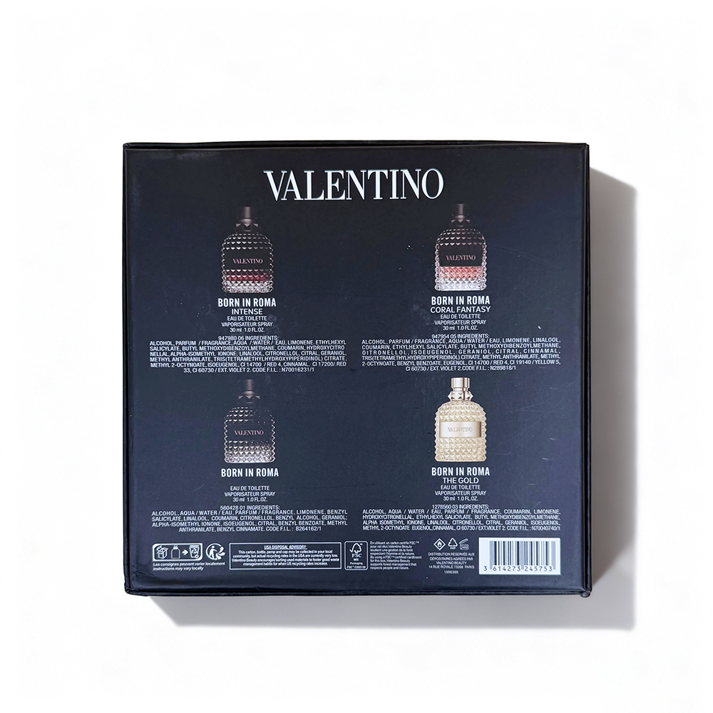 Valentino Men¡¯s Black Box 4-Piece Set