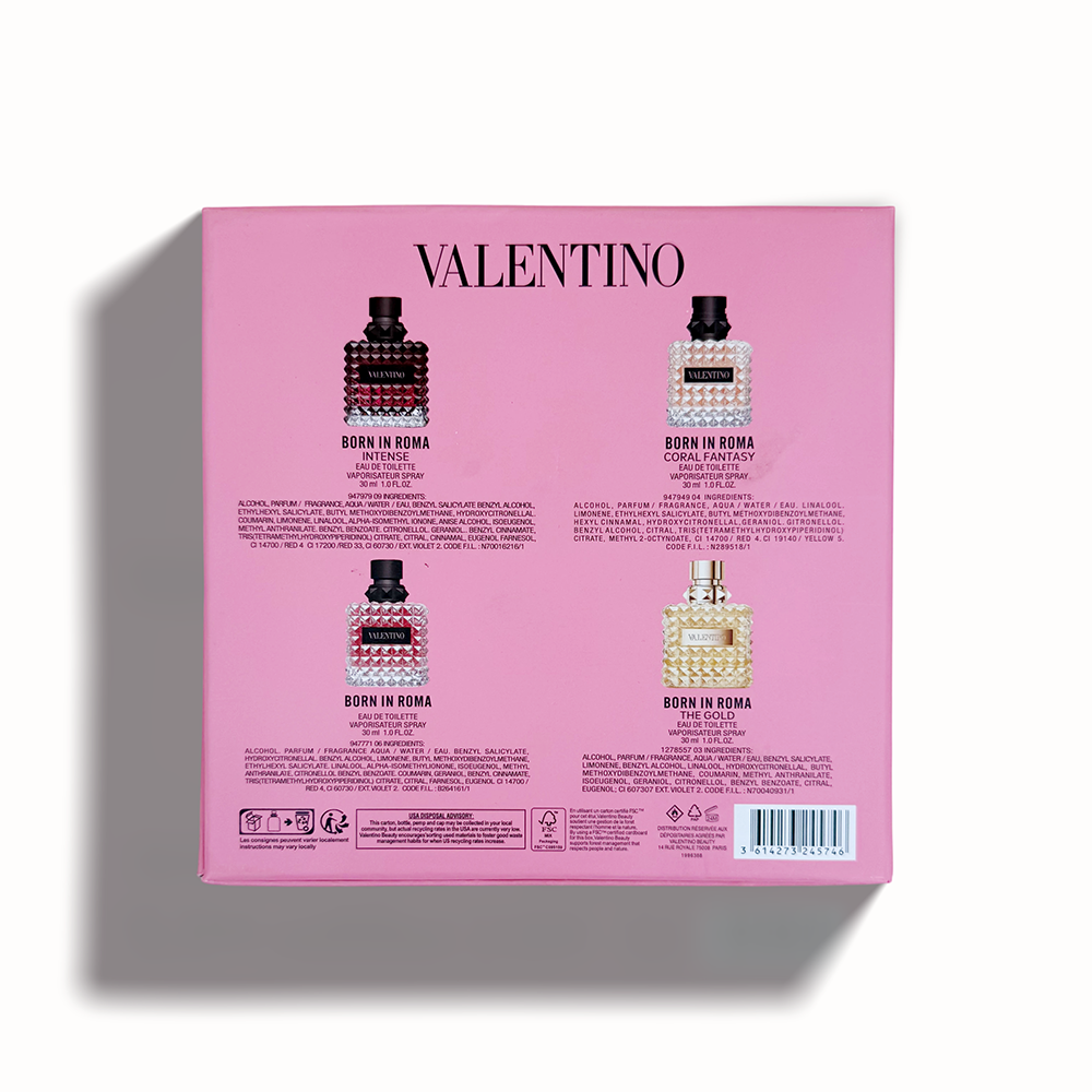 Valentino Women¡¯s Pink Box 4-Piece Set