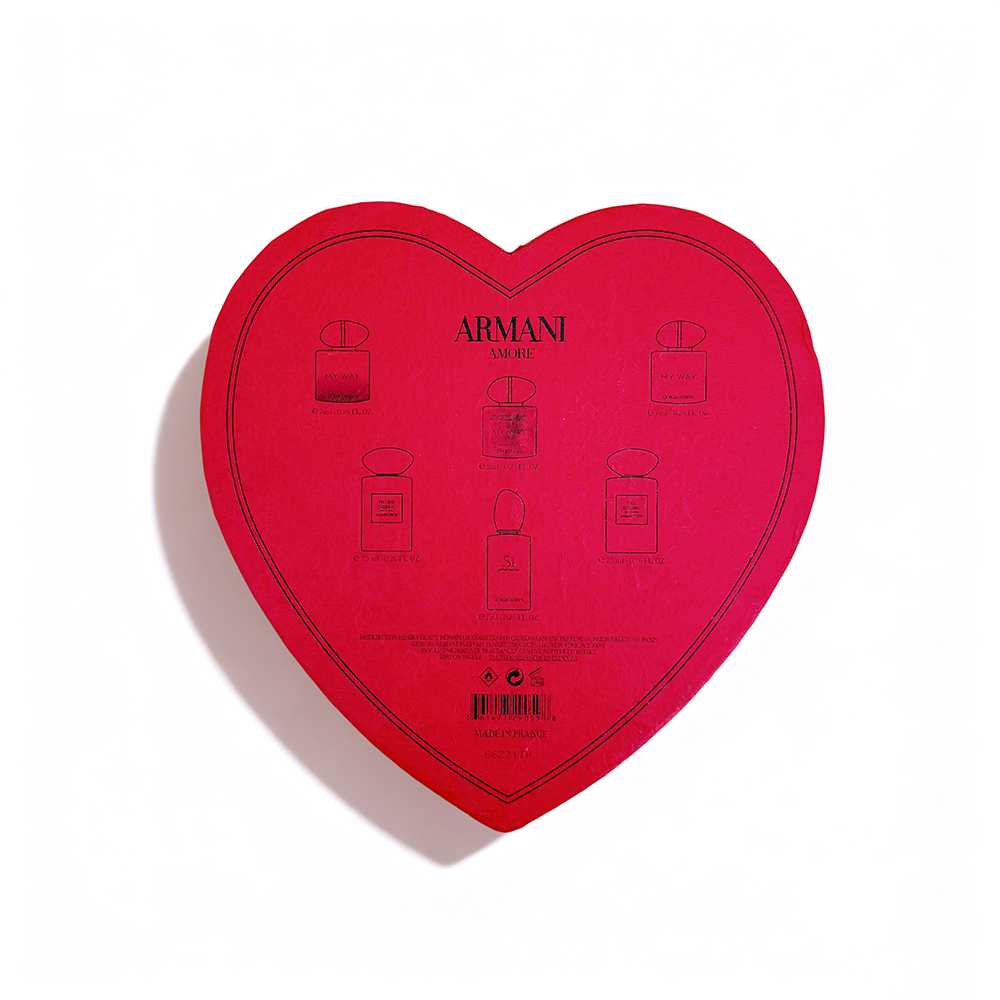 Armani Heart-shaped Miniature 6-piece Set