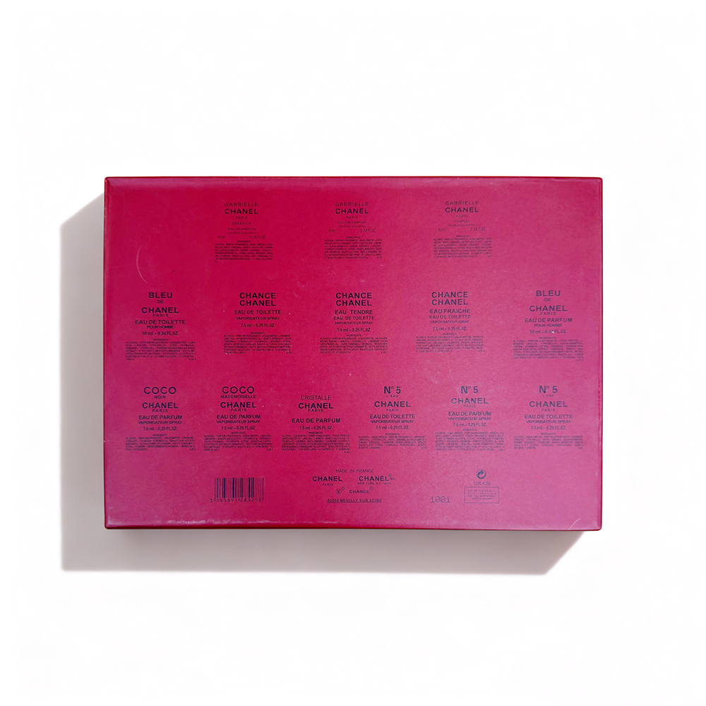 Chanel Red Box Fragrance Miniature 14-piece Set