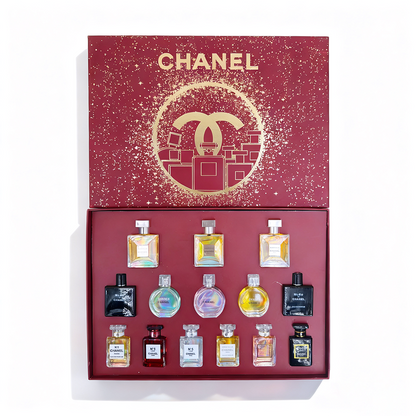 Chanel Red Box Fragrance Miniature 14-piece Set