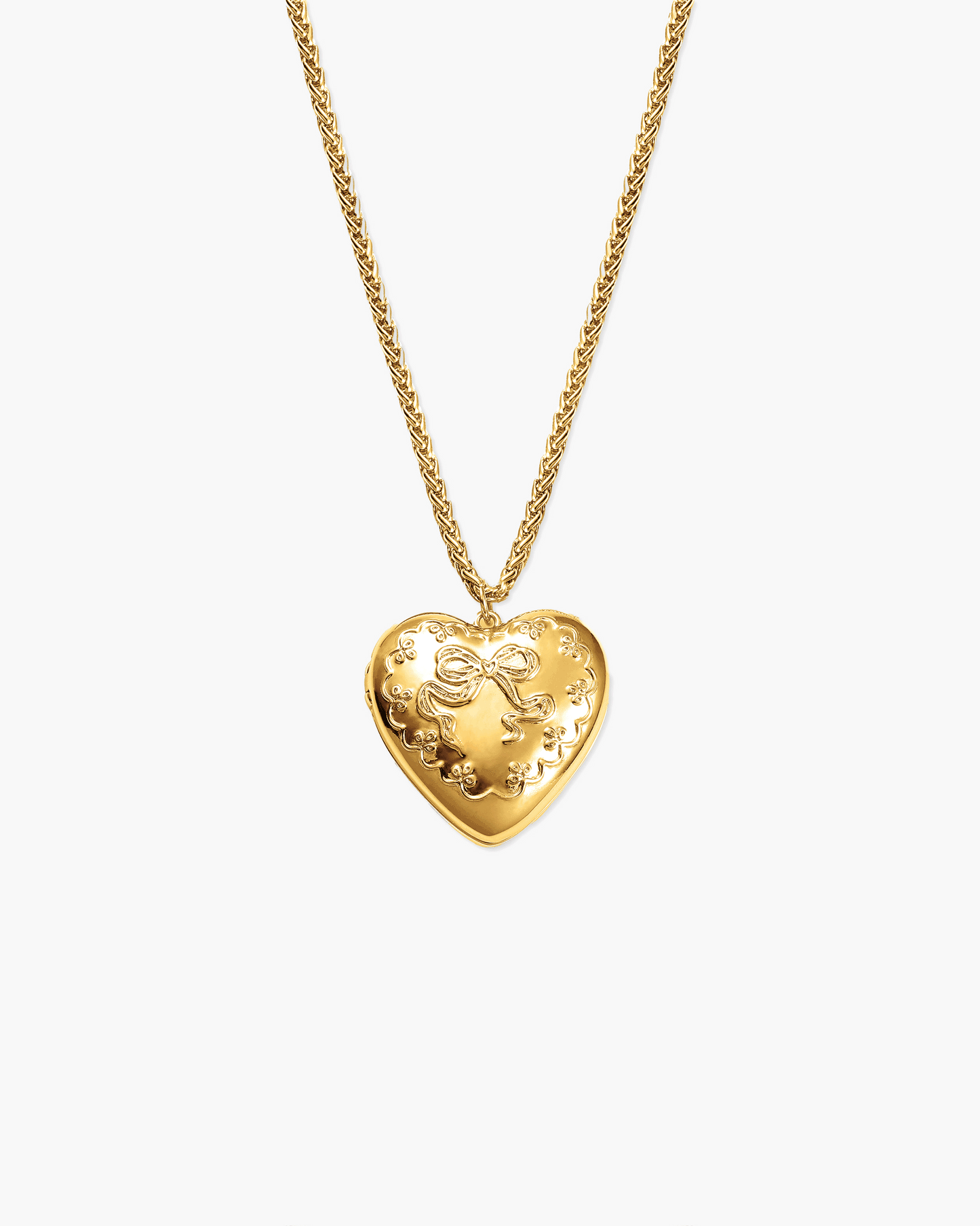 Tender Openable Locket Necklace in Gold