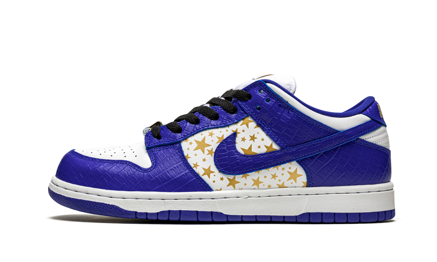 SB Dunk Low Supreme - Stars - Hyper Blue DH3228 100