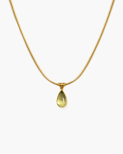 Waterdrop Necklace in Marine Blue