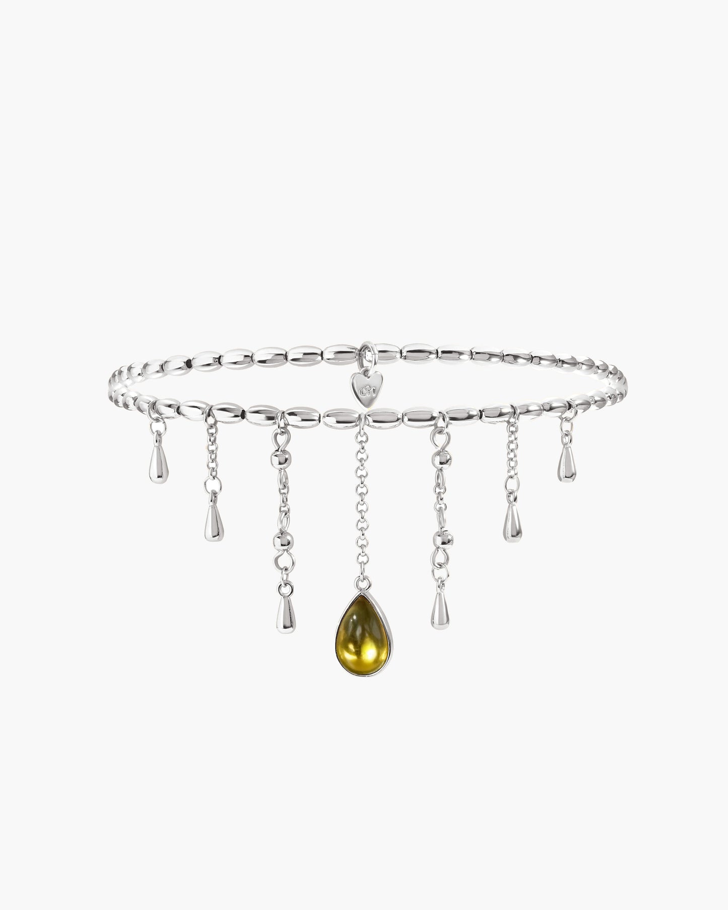 Waterdrop Anklet in Silver