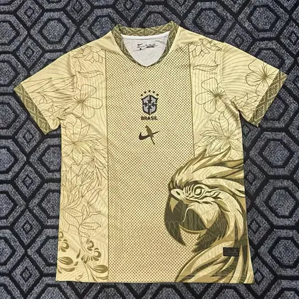 2026 Brazil Special Edition Golden Eagle Cartoon Football Shirt 1:1 Thai Quality