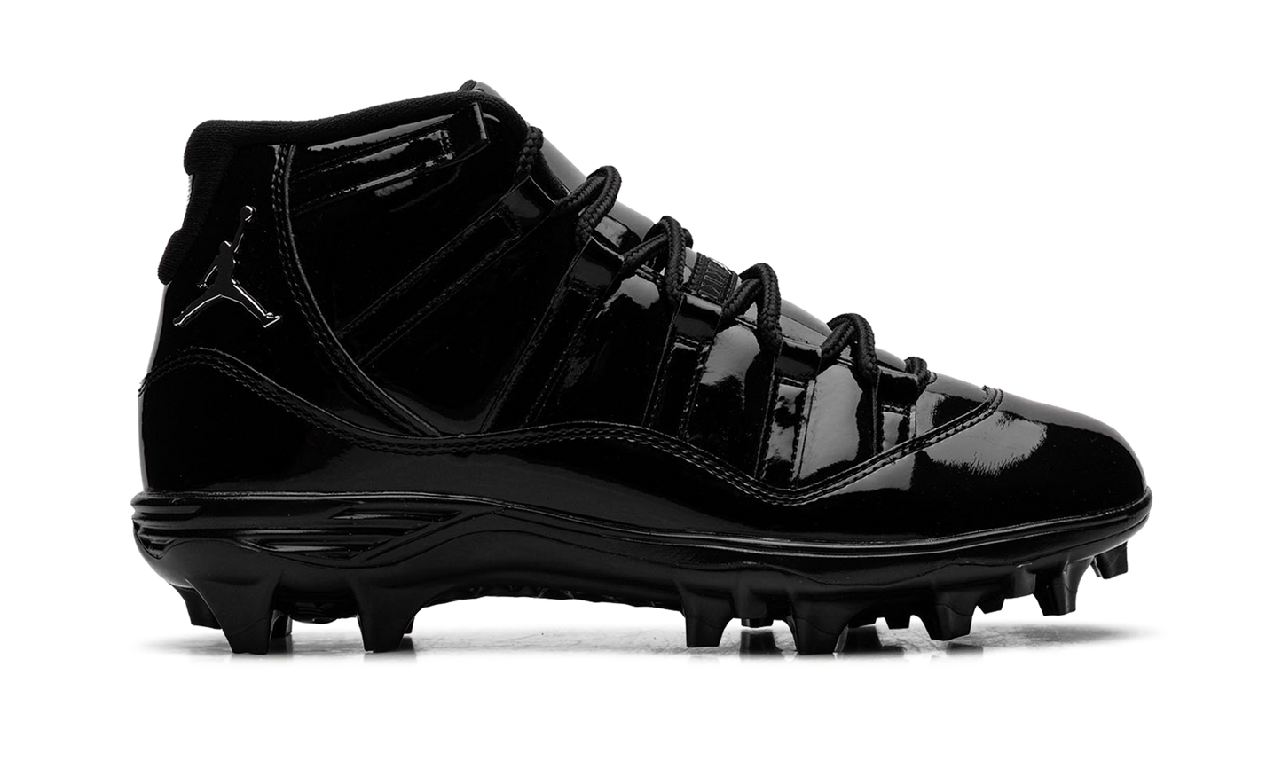 Air Jordan 11 TD Cleats Patent Black HM7324 001