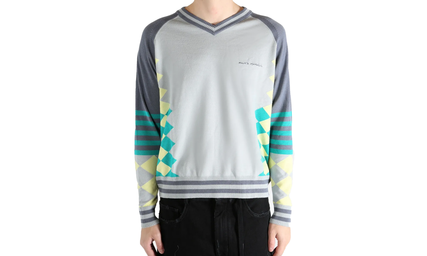 Laricoid Knit Jumper Kiko Kostadinov - Blue Haze / Lemon 2203A323 022