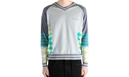 Laricoid Knit Jumper Kiko Kostadinov - Blue Haze / Lemon 2203A323 022