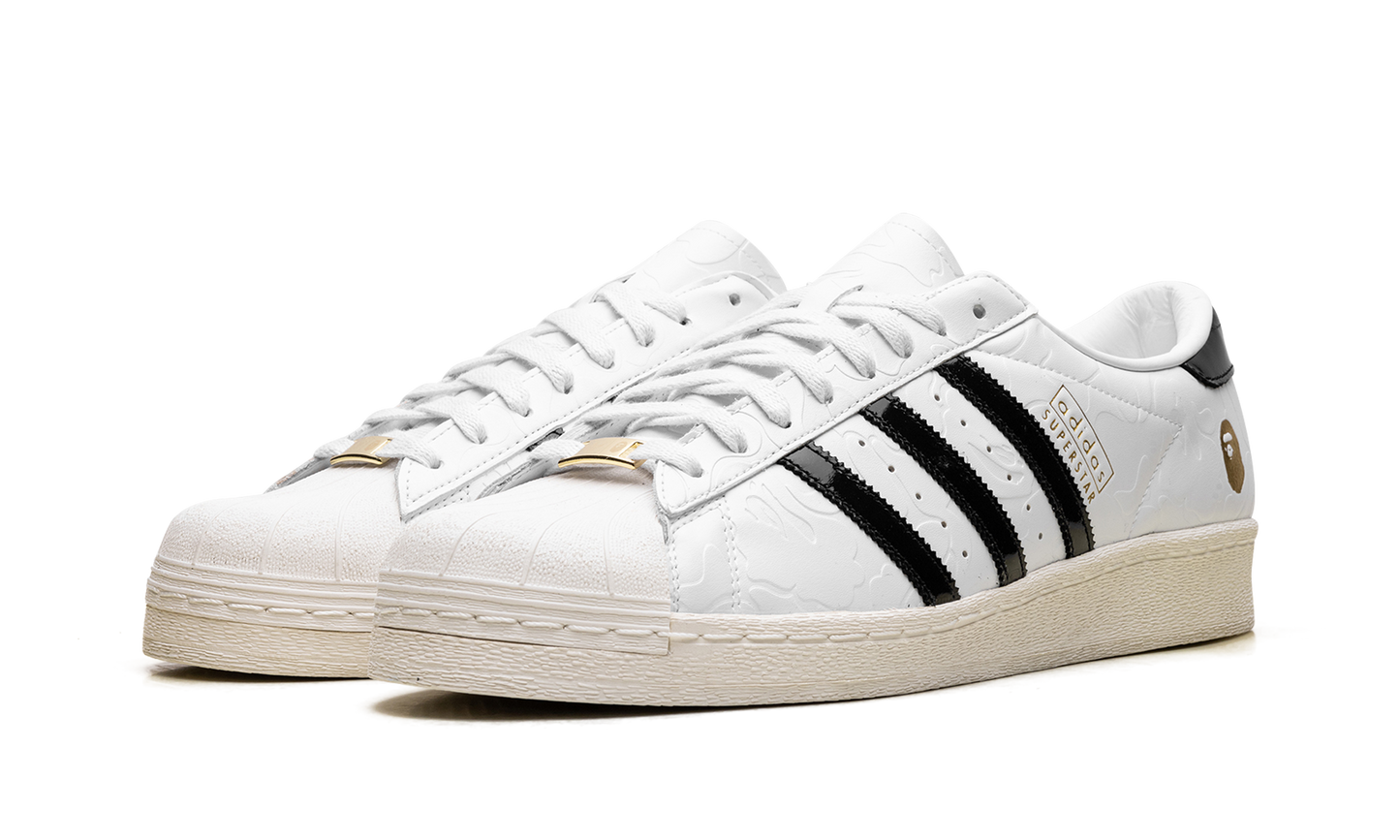 Superstar Vintage  A Bathing Ape - White Black  JR2701
