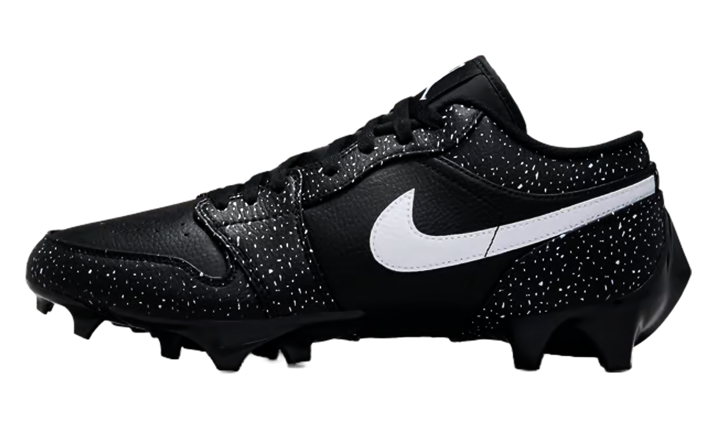 Air Jordan 1 Low Cleat TD Black White Splatter FJ6245 005