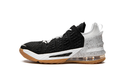 LeBron 18 GS Black White Gum CW2760 007