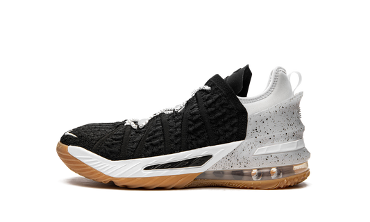 LeBron 18 GS Black White Gum CW2760 007
