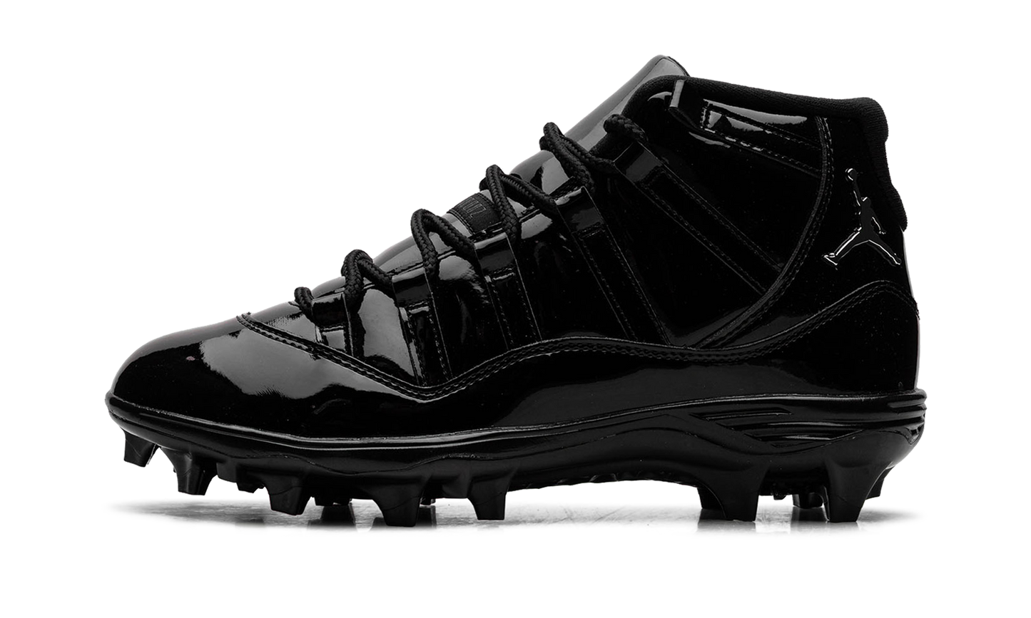 Air Jordan 11 TD Cleats Patent Black HM7324 001