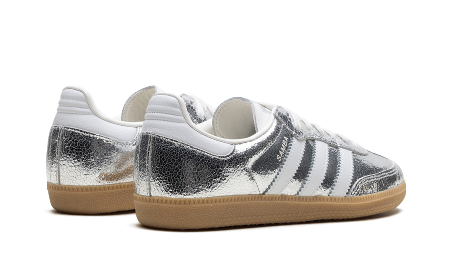 Samba OG WMNS  Silver Metallic Cracked Leather  JR0035