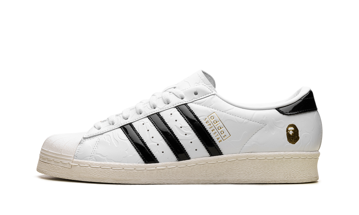 Superstar Vintage  A Bathing Ape - White Black  JR2701