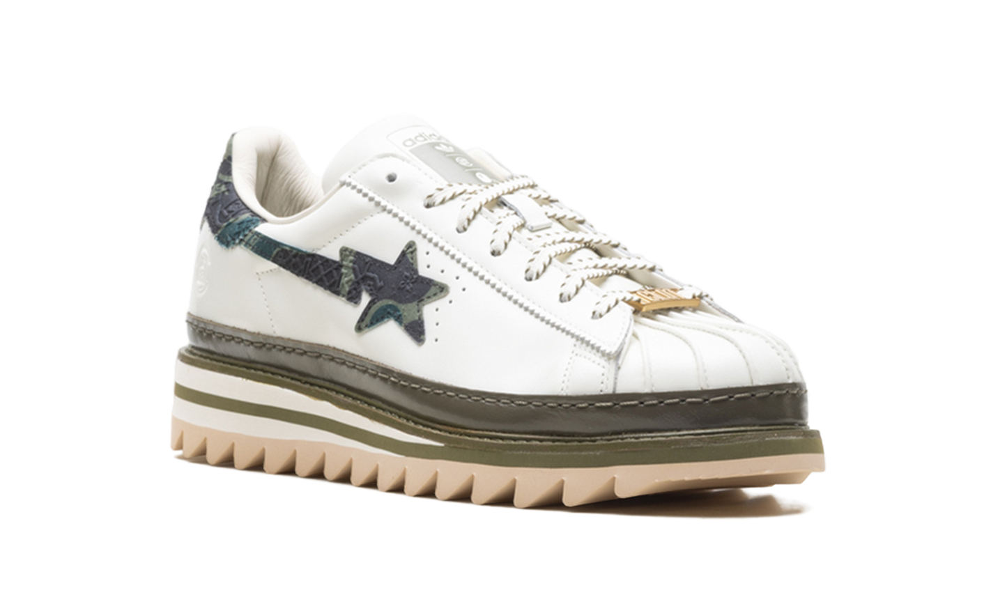 Superstar  CLOT x Bape - Off White  KJ1473