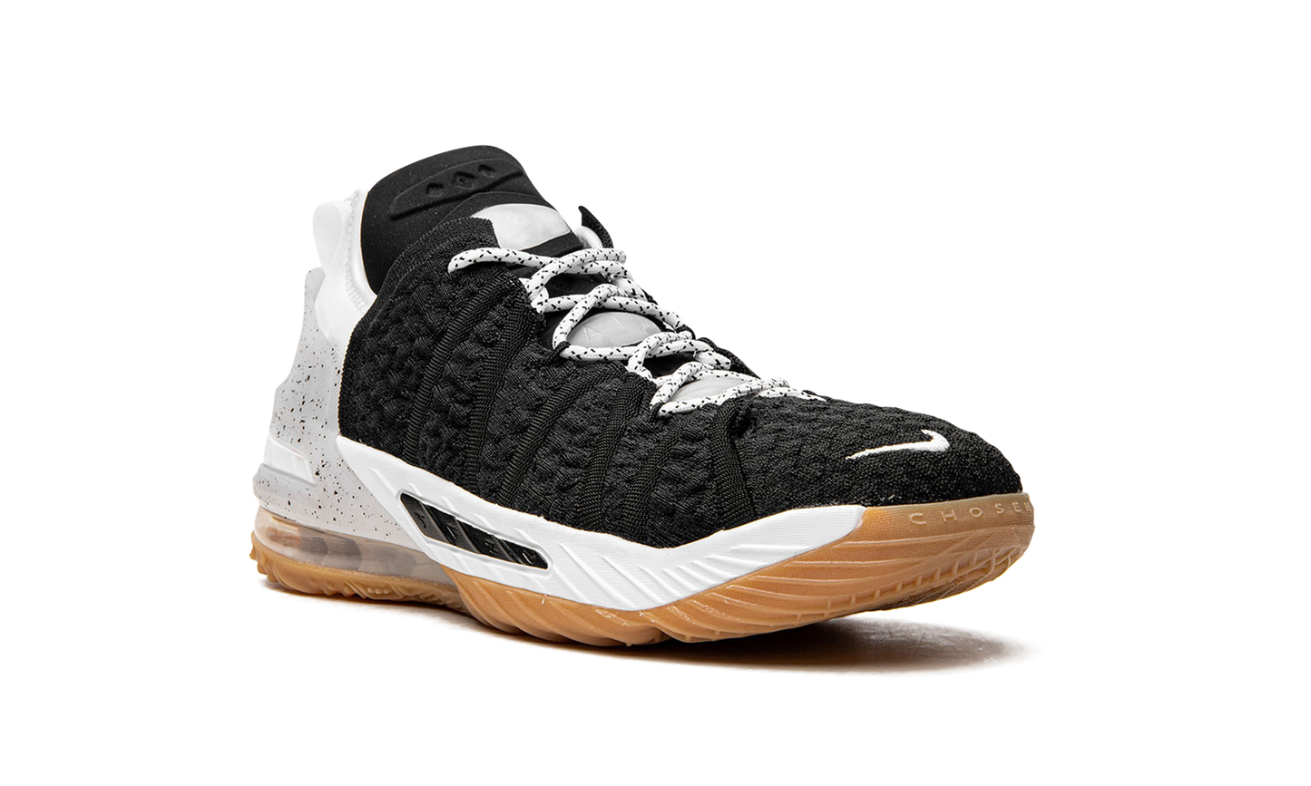 LeBron 18 GS Black White Gum CW2760 007