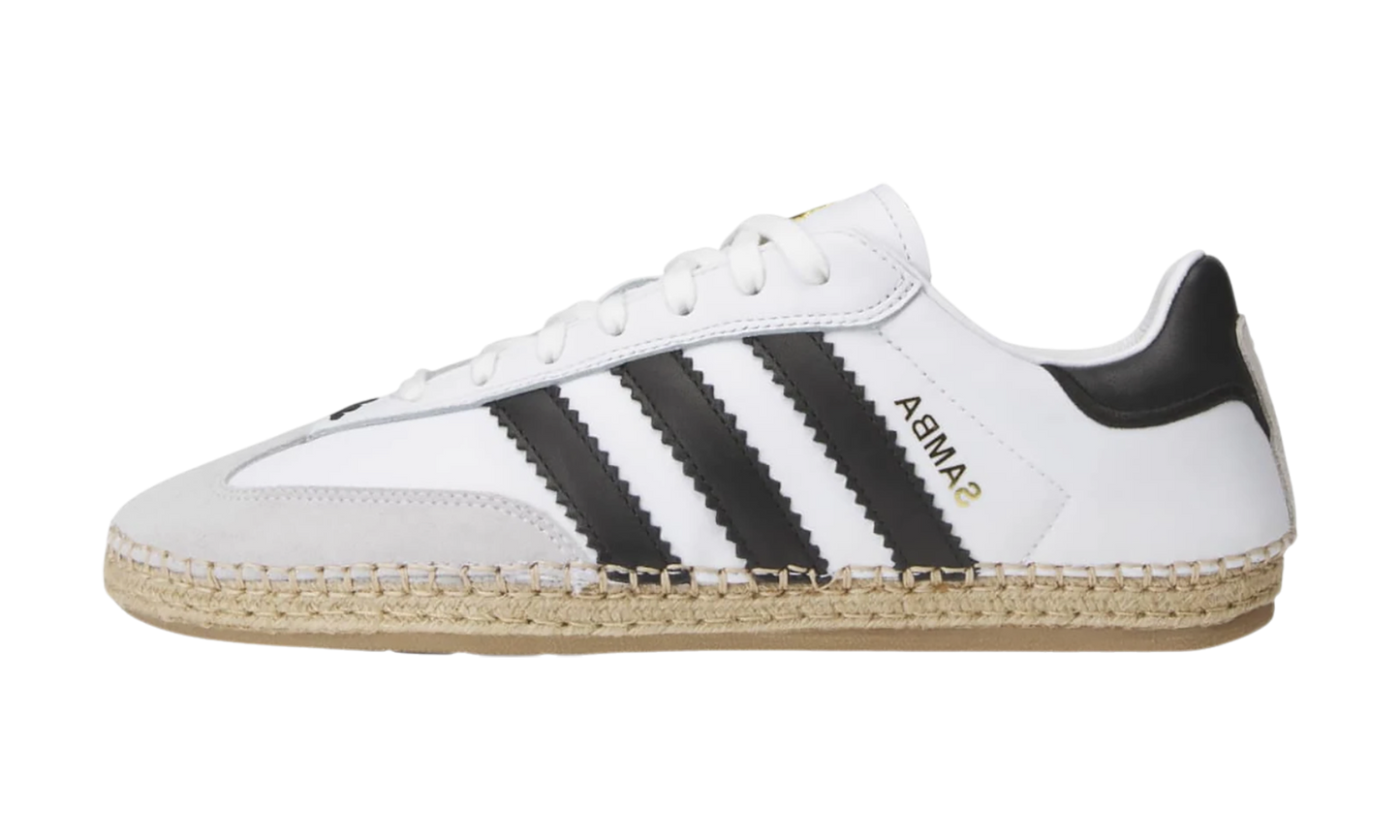 Samba Espadrille  CLOT - White / Black  KJ0274