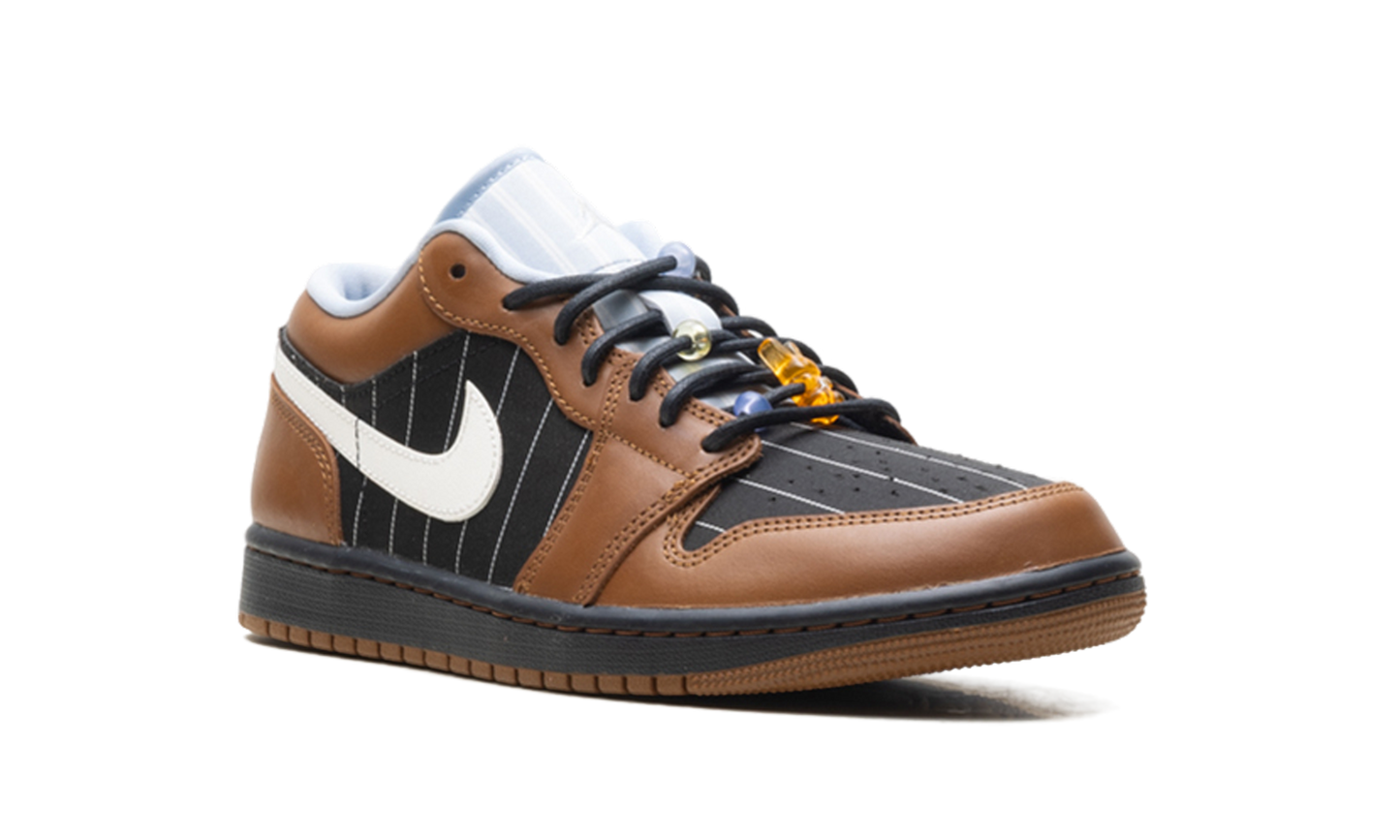 Air Jordan 1 Low SE Black Sail Light British Tan IR7560 010