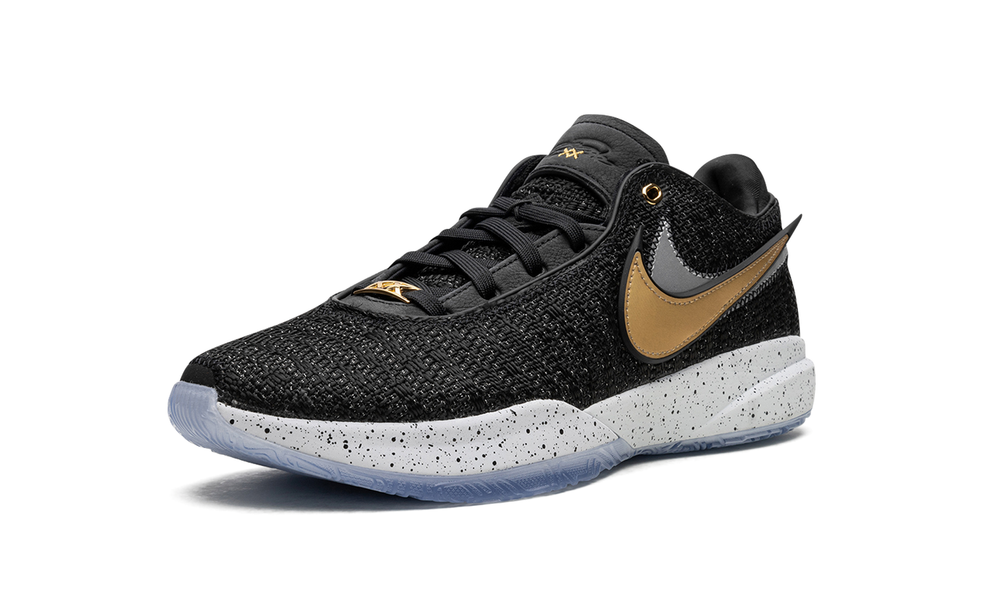 LeBron 20 Black/Metallic Gold DJ5423 003
