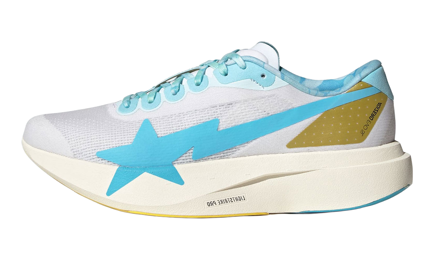 Adizero Evo SL  Bape Blue Pink Gold  KJ5751