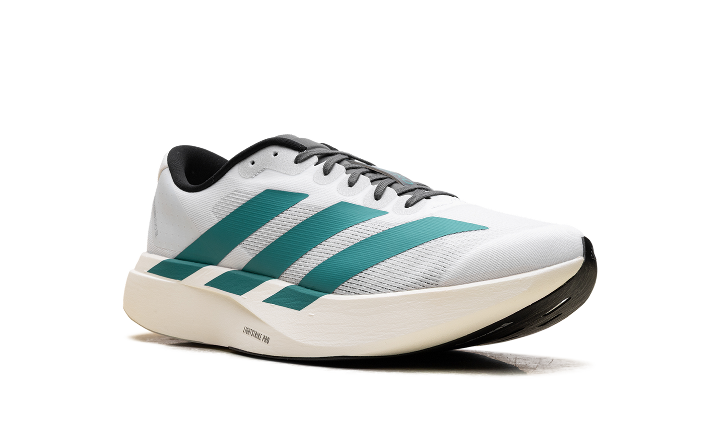 adiZero EVO SL  White Pure Teal  JS4487