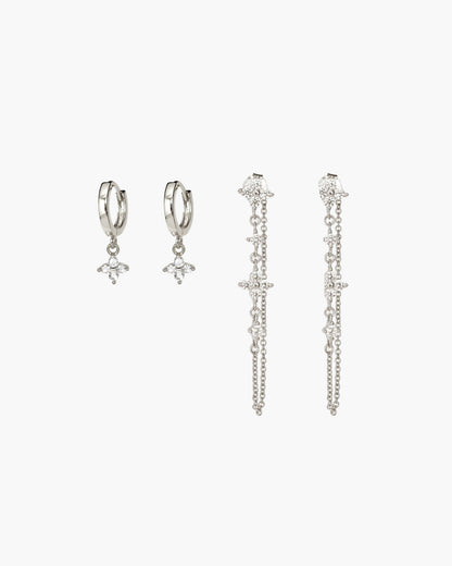 Clover Mini Hoop Earrings