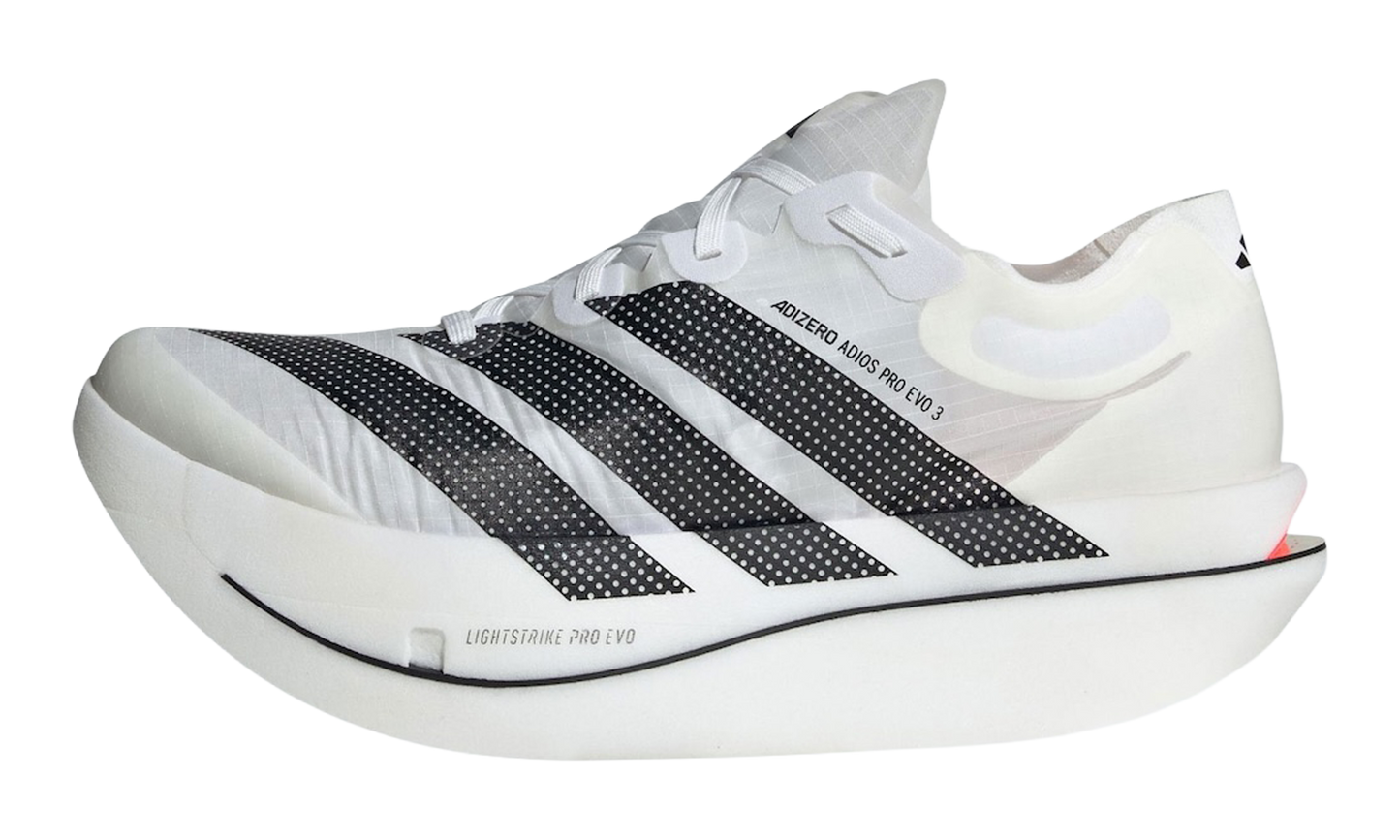 Adizero Adios Pro Evo 3  White Black  KH7678