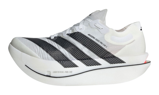 Adizero Adios Pro Evo 3  White Black  KH7678