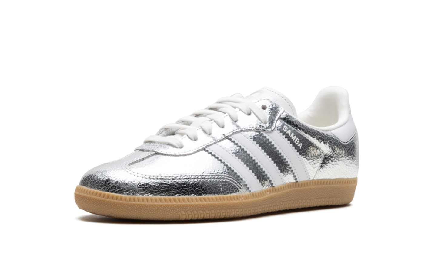 Samba OG WMNS  Silver Metallic Cracked Leather  JR0035