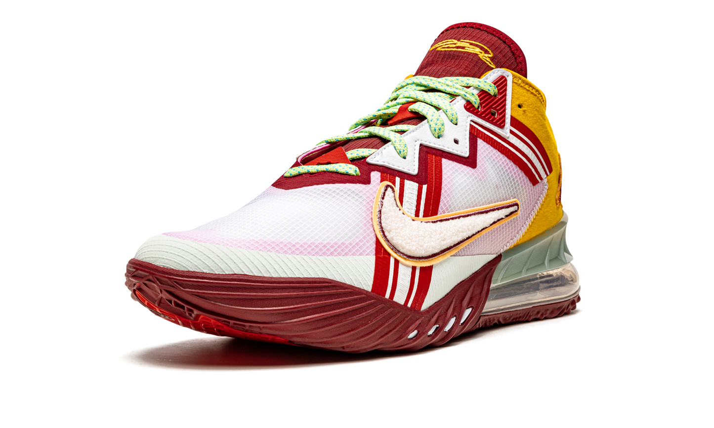 LeBron 18 Low Mimi Plange Higher Learning CV7562 102