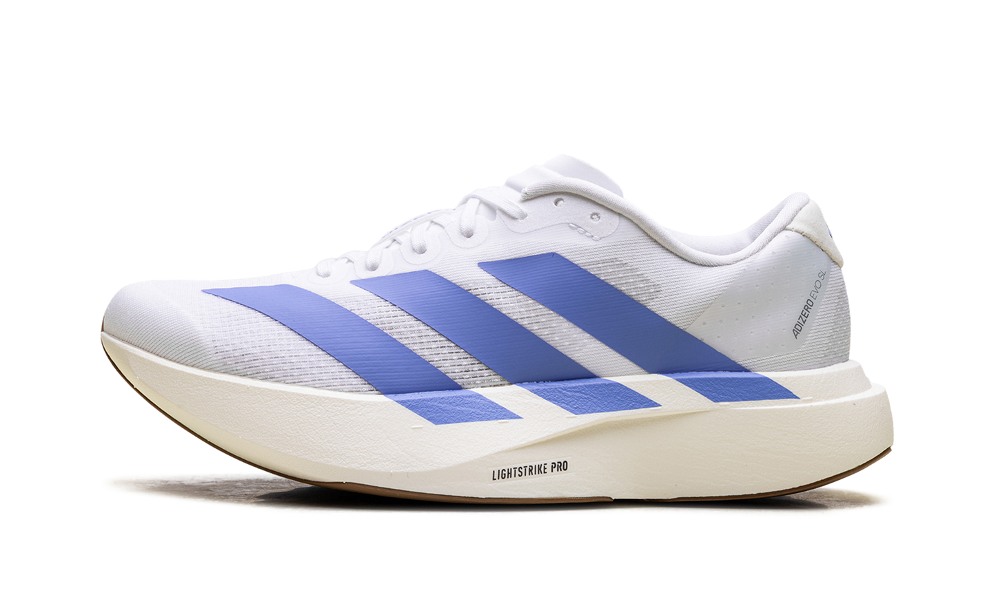 adiZero EVO SL WMNS  White Blue Fusion  JS4454