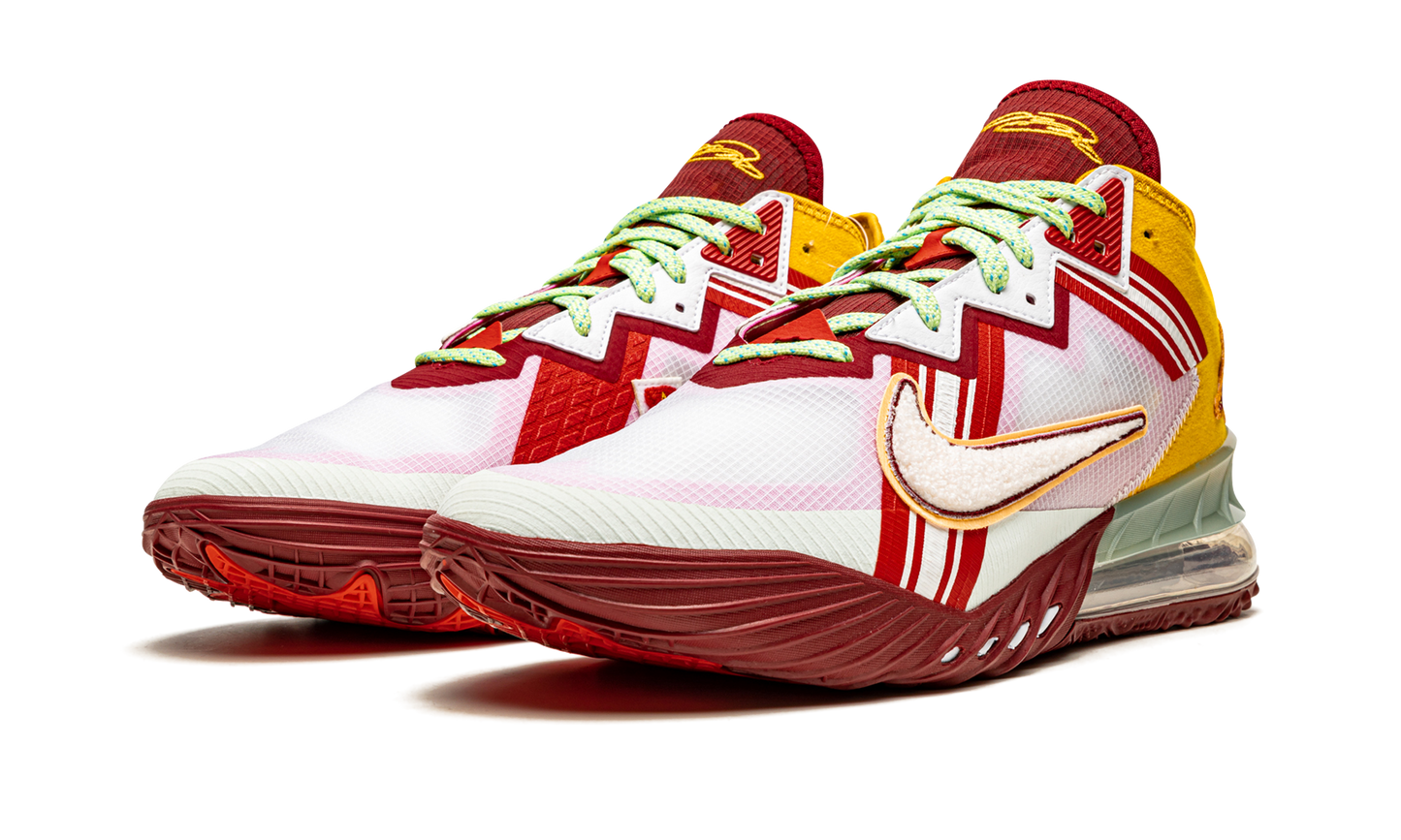 LeBron 18 Low Mimi Plange Higher Learning CV7562 102