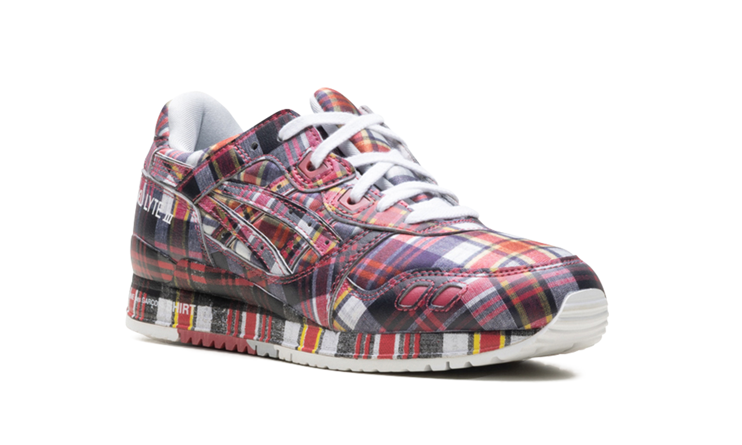 Gel-Lyte 3 07 Remastered Comme des Gar?ons SHIRT Red Plaid 1203A824 600