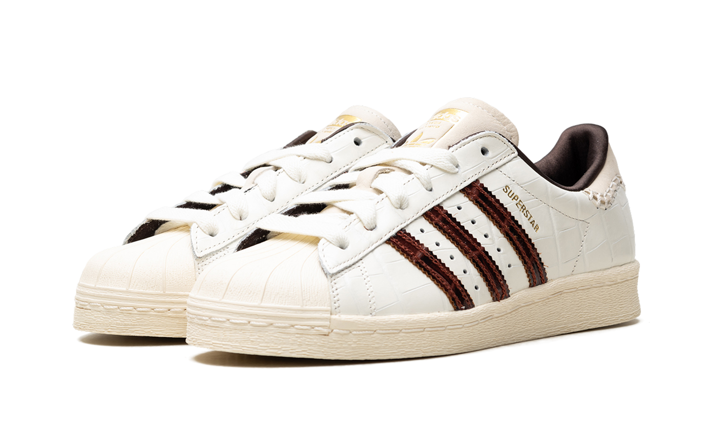 Superstar  Wales Bonner - White Brown Croc  KH8797