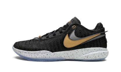 LeBron 20 Black/Metallic Gold DJ5423 003