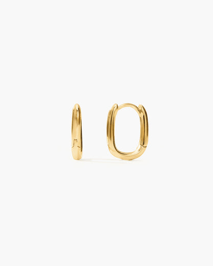 Silver Link Earrings