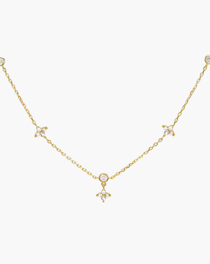Lucky Clover Necklace in Gold