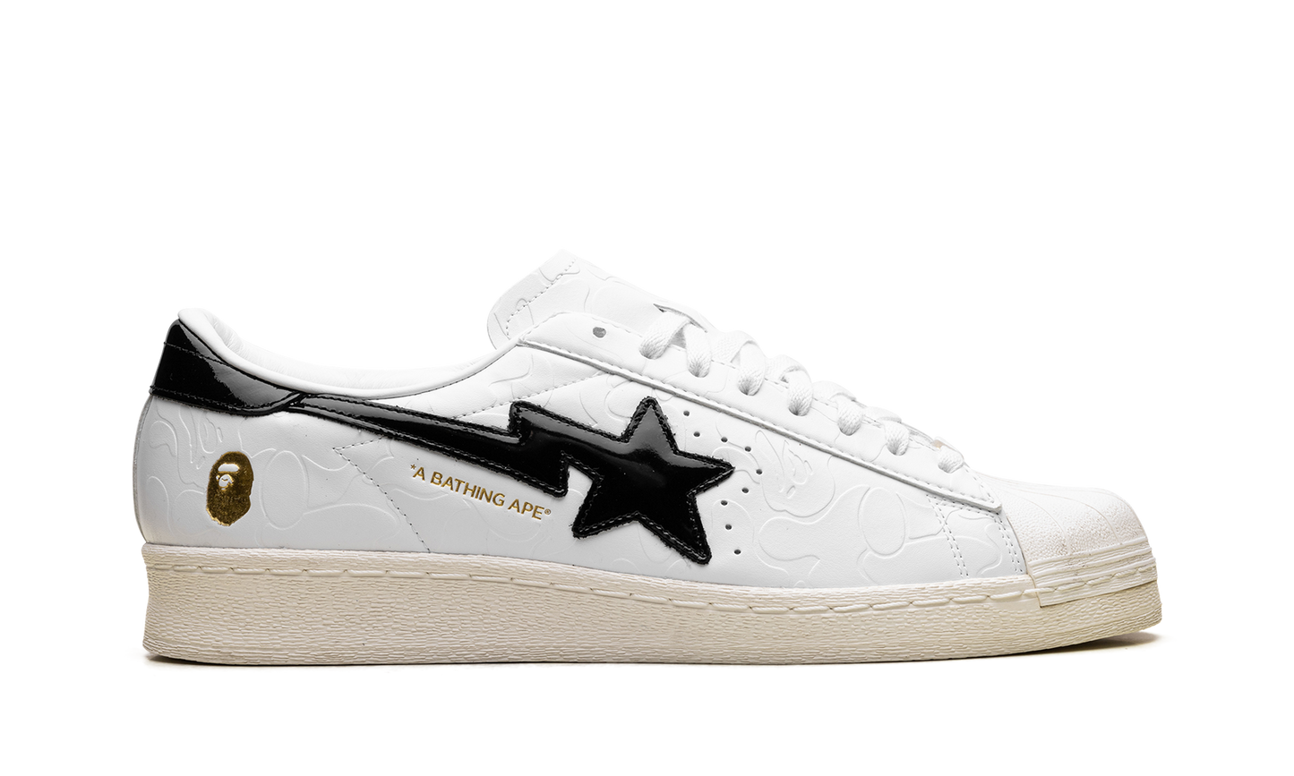 Superstar Vintage  A Bathing Ape - White Black  JR2701