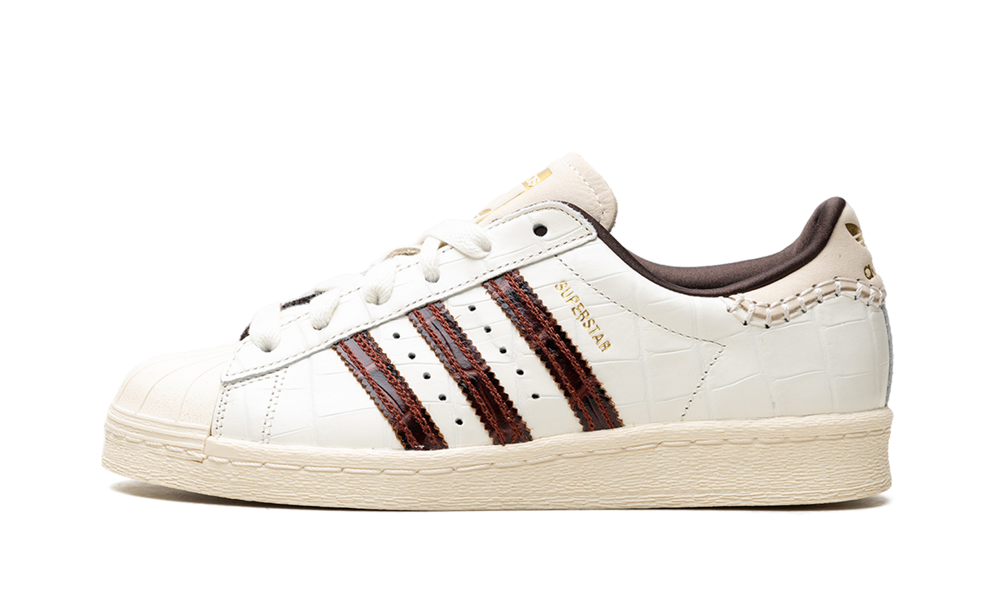 Superstar  Wales Bonner - White Brown Croc  KH8797