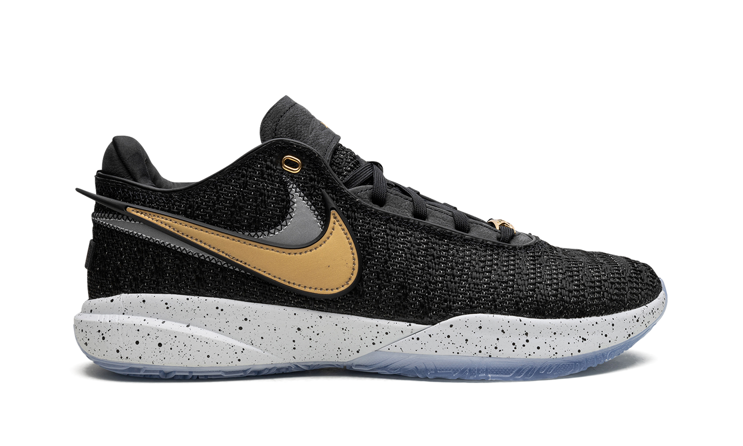LeBron 20 Black/Metallic Gold DJ5423 003