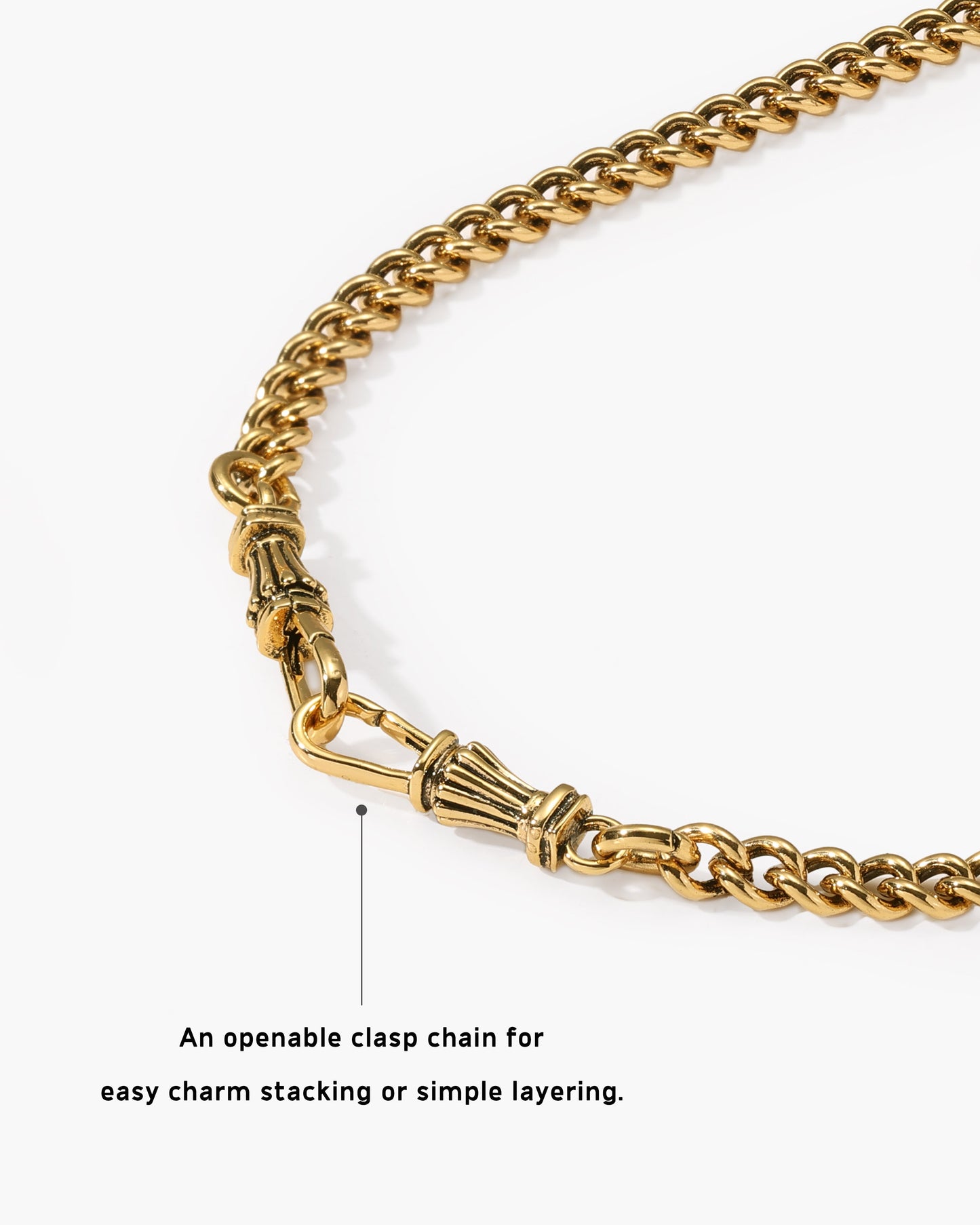 Watch Clasp Chain Necklace