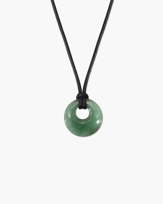 Green Aventurine Cord Necklace